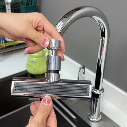 3 in 1 360° Waterfall Kitchen Faucet, Touch Faucet, Extender for Kitchen Sink