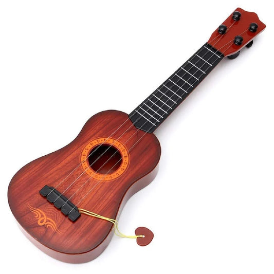 Toy Mall 23" 4 String Decor Guitar - Children's Musical Instrument, Educational Toy for Beginners, Kids Small Guitar - 23 Inches (Multicolor)